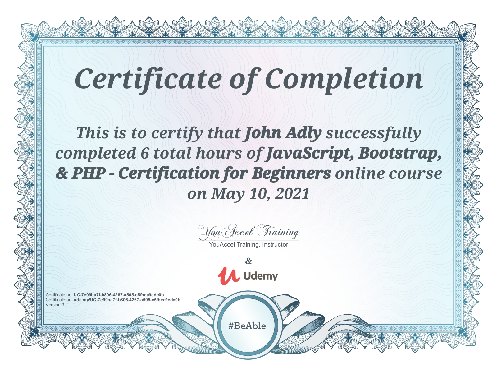 JavaScript, Bootstrap, PHP - Certification for Beginners
